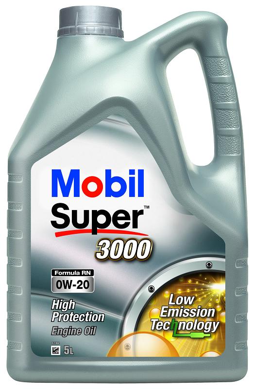 Ulei de motor sintetic MOBIL Super 3000 Formula RN 0W20, 5 litri